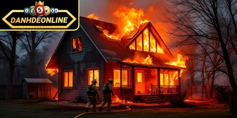 Gợi ý số may mắn đi kèm trường hợp mơ thấy cháy nhà