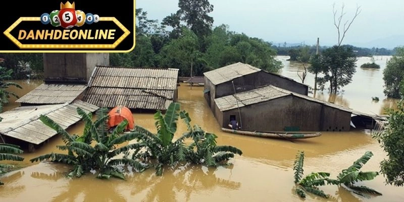 Con số đi kèm trường hợp mơ thấy nước lũ khác